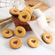 Internet celebrity Qiao Ke Fang cake decoration biscuits love ornaments