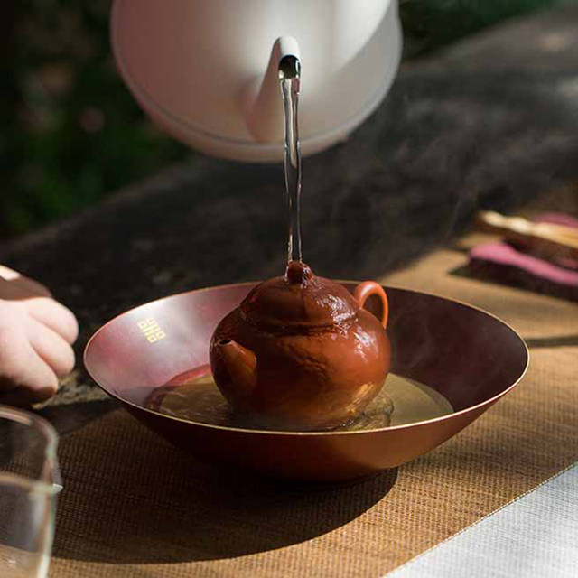 ພິທີຊາທອງແດງ Kettle Chenggongfu ຊາຊຸດອຸປະກອນເສີມ