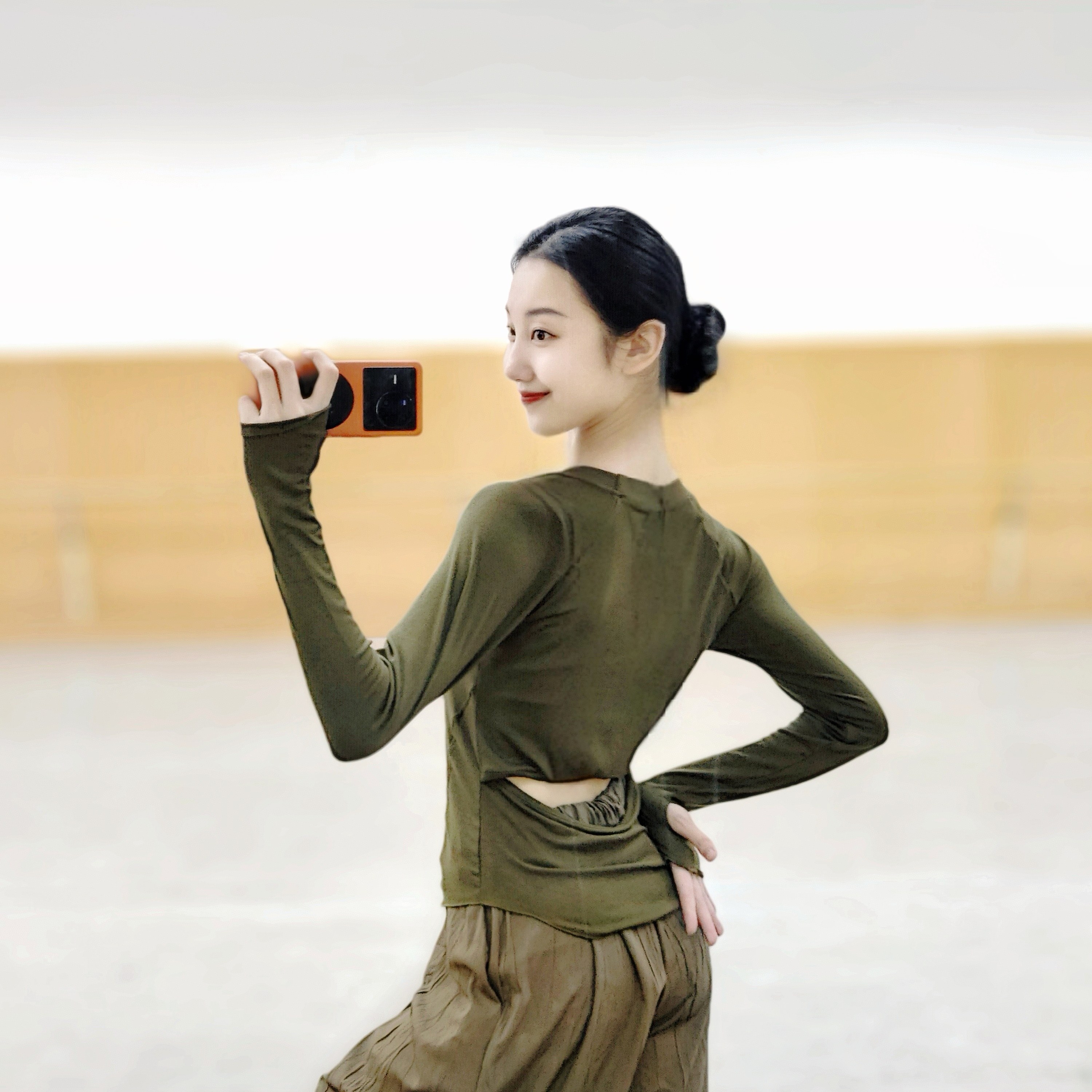 春夏现代舞蹈服古典中国舞成人练功服长袖舞蹈教师跳舞女芭蕾瑜伽
