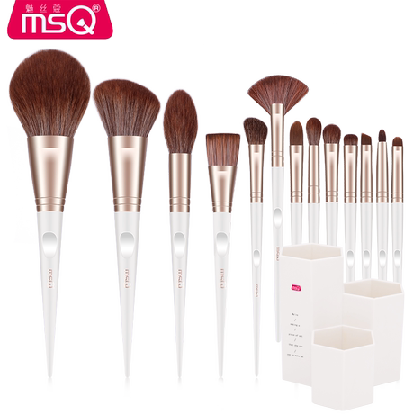 Msq Magic Silk Kou 13 White Moonlight Makeup Brush Set Full Set Eyeshadow Brush Blush Loose