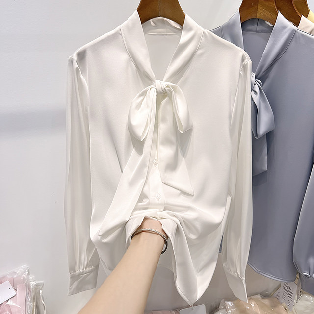 ເສື້ອຢືດ chiffon ສີແຂງແບບເກົາຫຼີ ໃໝ່ໆ ປະດັບດ້ວຍລູກໄມ້