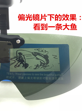 美旅钓鱼镜夹帽镜帽檐高清晰夜钓