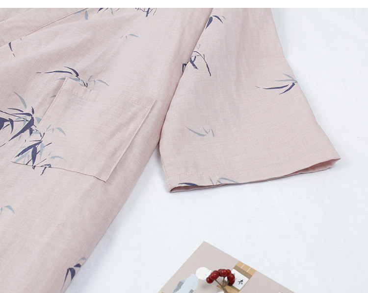 包邮夏季男女纯棉睡衣长款浴衣全棉古风家居服汉服睡袍中国风,淘宝优惠券,粉丝福利购,淘宝优惠卷