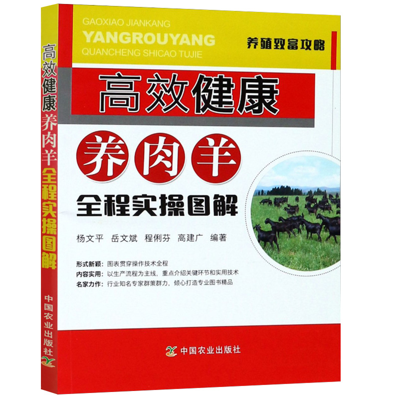 养羊技术书籍大全4册高效健康养肉羊全程实操图解羊养殖技术书羊常用药羊病诊疗与处方手册饲料配方疾病**知识黑山羊山羊 - 图0