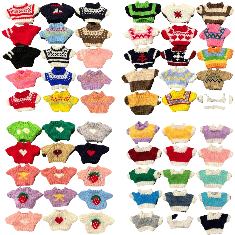 娃娃拉布布小毛衣10-14厘米棉花娃娃衣服西高地雪莉玫掌门狗换装,淘宝优惠券,粉丝福利购,淘宝优惠卷