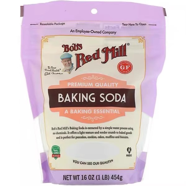 美国进口鲍勃无麸质小苏打粉食用454gBob's Red Mill Baking Soda-图3