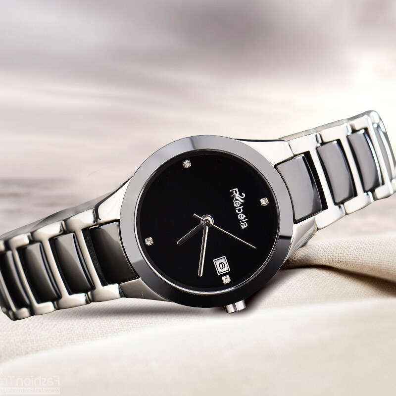 瑞贝拉正品陶瓷女士简约时尚手表 rebela国产腕表