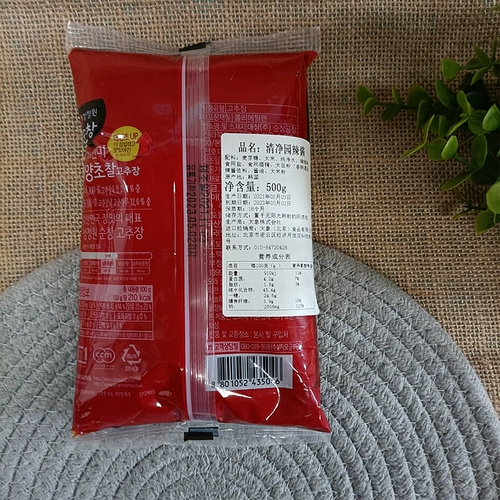 Clear Park Hotel 500G*12 пакетов положите корейский импортный корейский соус из чили сладкий острый соус каменный горшок бибимбап