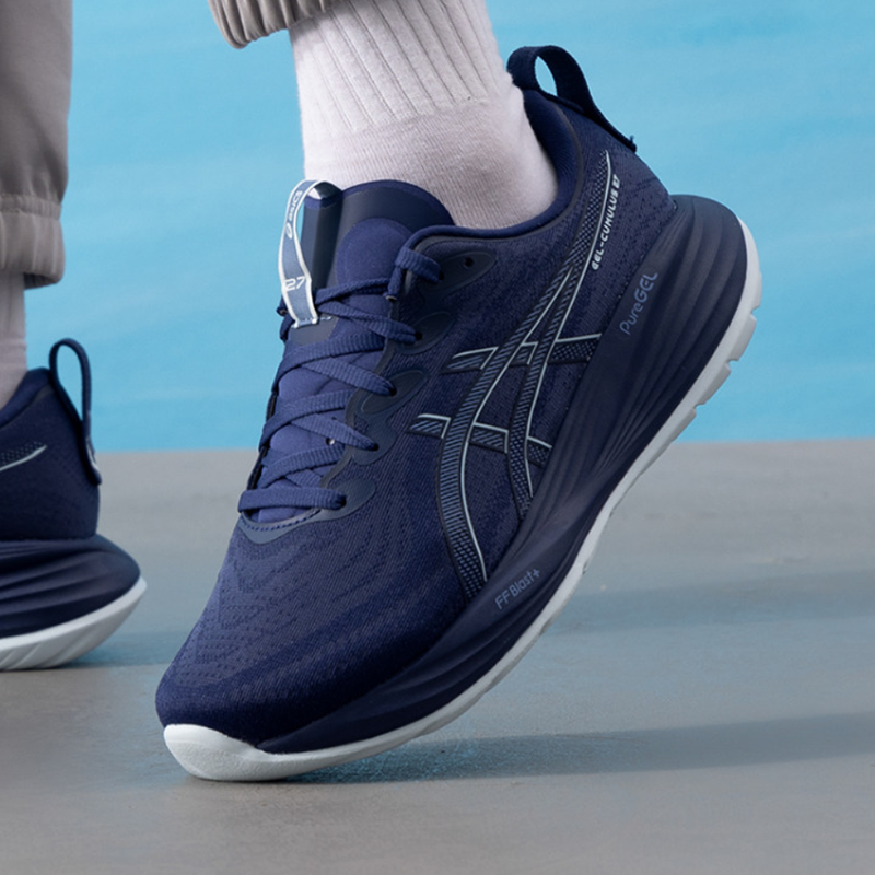 Asics/亚瑟士 Gel-Cumulus 27 百搭防滑耐磨低帮运动跑鞋1011B960 - 图2