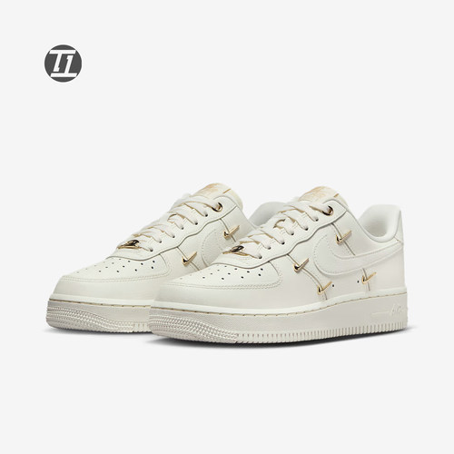 耐克NIKE AIR FORCE 1空军一号女子AF1多钩经典板鞋FV3654-111 - 图0