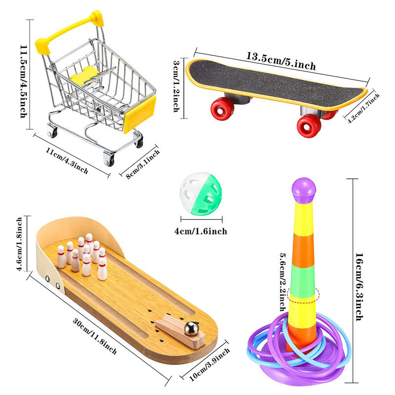 Parrot toy set bird training supplies