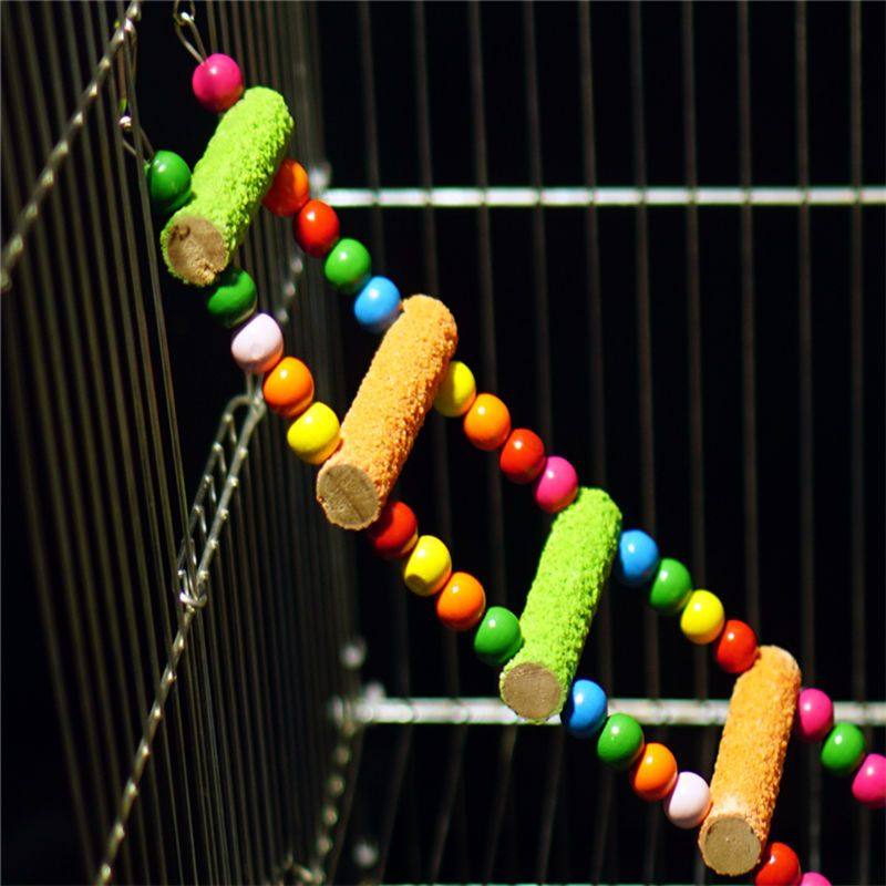 宠物乐园鸟用品用具 鸟玩具鹦鹉爬梯秋千 鸟栖息梯子吊桥吊环云梯,淘宝优惠券,粉丝福利购,淘宝优惠卷