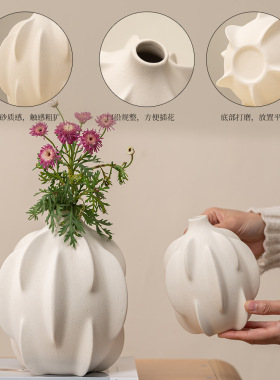 欧式陶瓷花瓶客厅水培电视柜摆件