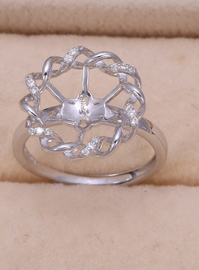 s925纯银手工diy制作戒指