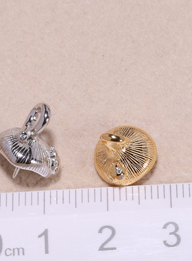 DIY手工制作珍珠项坠不含珍珠单个遮瑕吊坠银饰 s925纯银吊坠配件