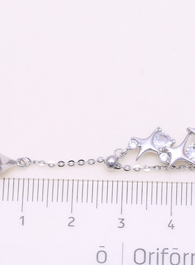 珍珠吊坠配件 s925纯银含项链 配件套链 diy吊坠项坠手工饰品