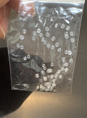 DIY手工制作配件硅胶玉石垫片串珠圆间隔片珍珠项链手链防摩擦片