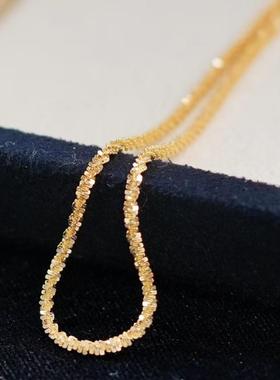 珍珠项链配件 s925纯银含链 配件菜花手链套链 diy空托手工饰品