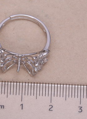 s925纯银手工diy制作戒指