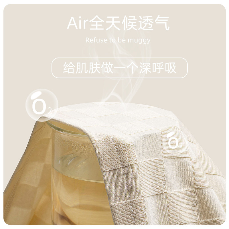 黛梦思情侣夏款纯棉短袖开衫睡衣 黛梦思睡衣/家居服套装