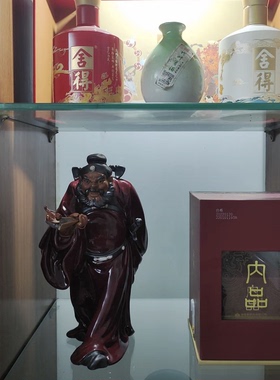 钟馗陶瓷摆件家居艺术装饰品