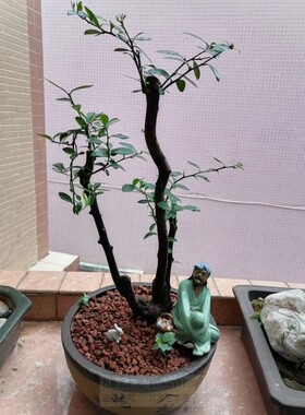 爱菊陶瓷人物摆件家居假山装饰品