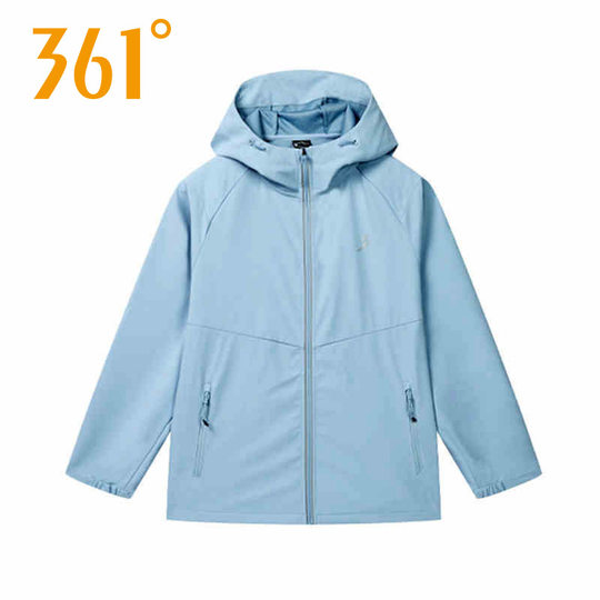 361运动男2025秋季新款连帽梭织外套男士防泼水跑步上衣552512681