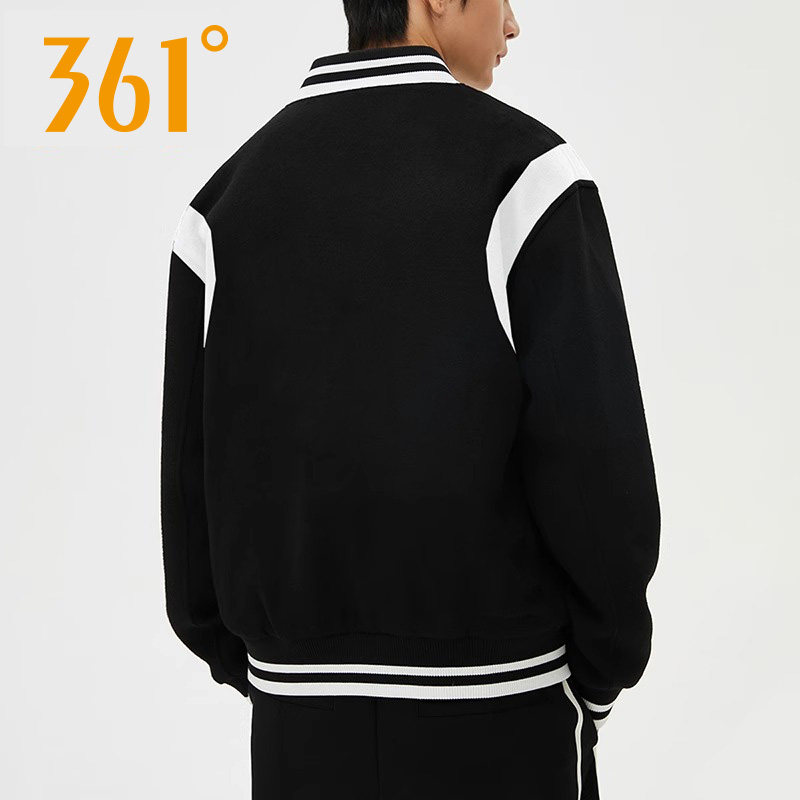 361度男式立领卫衣棒球服外套开襟长袖运动飞行夹克上衣秋冬新品,淘宝优惠券,粉丝福利购,淘宝优惠卷