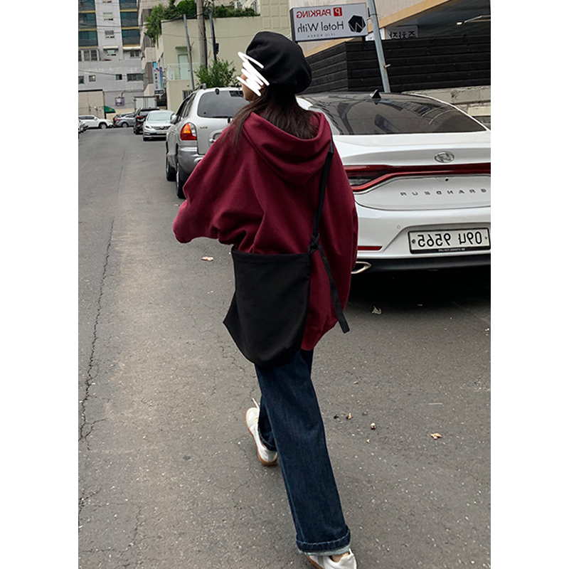 喜贵子育才专卖店孕妇阔腿裤子秋冬季外穿深蓝直筒裤春秋宽松拖地休闲托腹牛仔长裤1