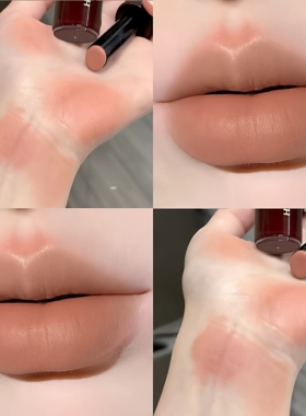 欧美风紫灰吃土口红不掉色