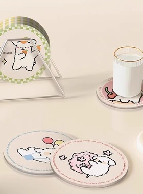 卡通创意亚克力隔热垫餐垫杯垫