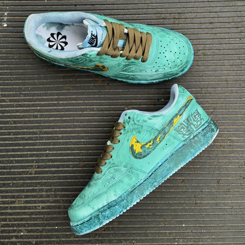 球鞋定制 Nike Court Vision 搜神记青铜器图腾国风低帮男女板鞋 - 图2
