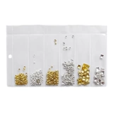 Японское металлическое золотое треугольное смешанное украшение для ногтей для маникюра, полный комплект