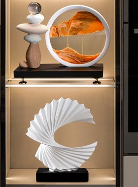 现代高级感客厅酒柜装o饰品摆件轻奢高档2024新家居好物100个快递