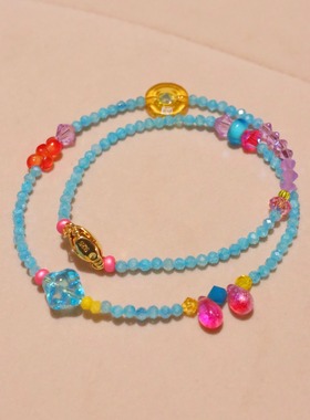 施华洛水晶锆石锁骨链ins风饰品