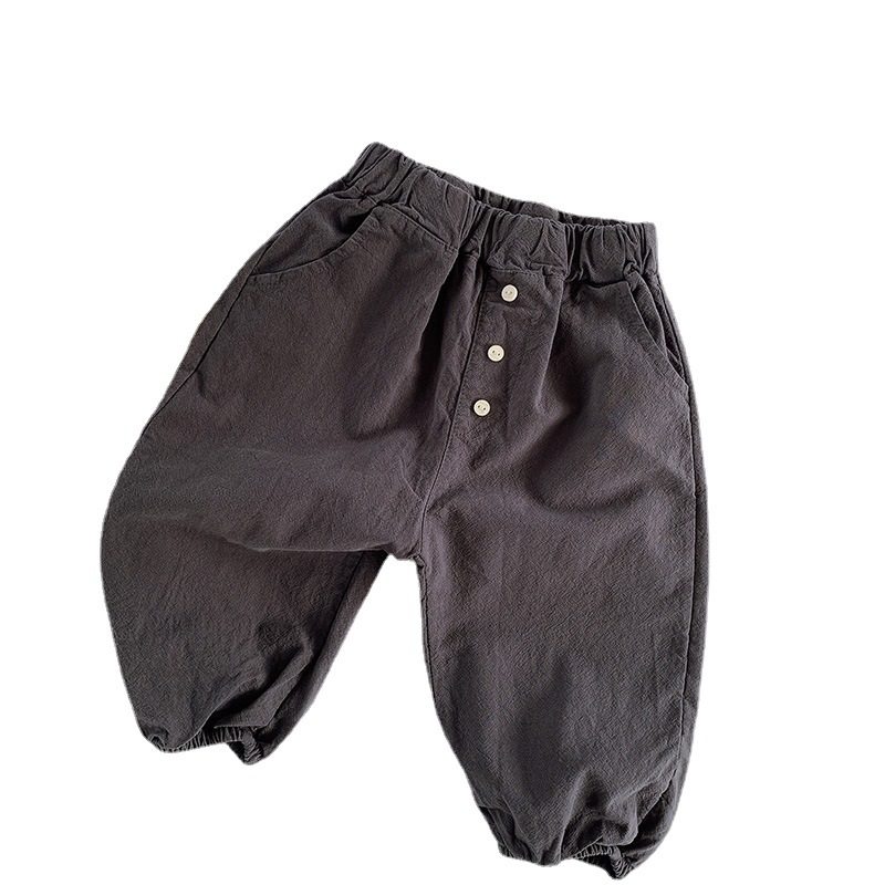 儿童春秋新款2026裤子韩版小童宝宝长裤儿童宽松纯色休闲裤童装潮,淘宝优惠券,粉丝福利购,淘宝优惠卷