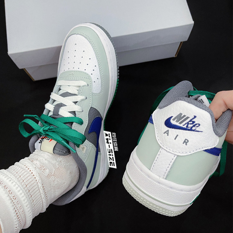 向往体育Nike/耐克AirForce1女子AF1白灰空军一号板鞋FB9035-001,淘宝优惠券,粉丝福利购,淘宝优惠卷