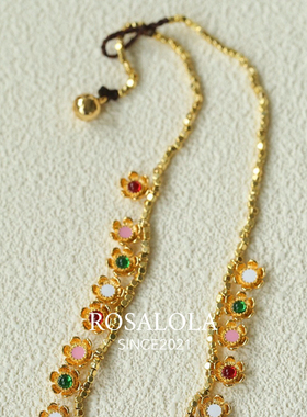 ROSALOLA 浪漫花园·复古风项链·LOLA系列 122242