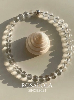 ROSALOLA 邂逅夏日·法式浪漫经典简约水晶项链·ROSA系列 041801