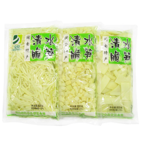 宝食清水笋丝水煮笋竹笋春笋冬笋新鲜火锅食材800g*3包 - 图3