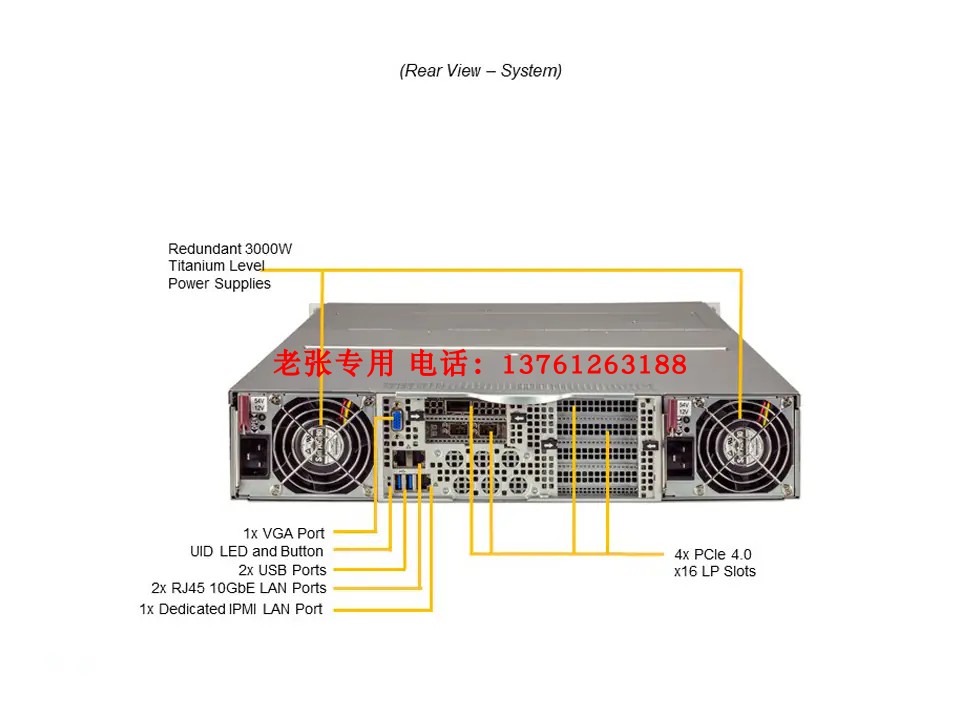 超微SYS-220GQ-TNAR+A100 80G*4路HGX DGX NVLINK GPU服务器整机 - 图2