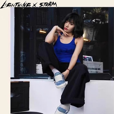LightningXstorm毕加索画作联名闪电风暴小香风情侣板鞋男女鞋子