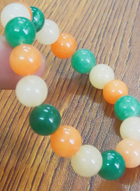 绿东陵福禄寿糖果色少女款风手串