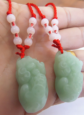 貔貅礼品琉璃吊坠项链