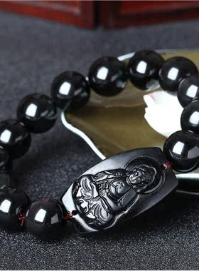 八大守护神阿弥陀佛水晶手链