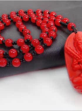 朱砂虚空藏菩萨八大守护神毛衣链