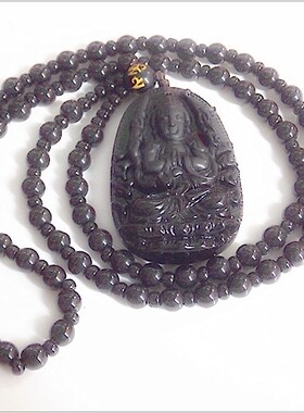 纪念品千手观音长款守护神毛衣链