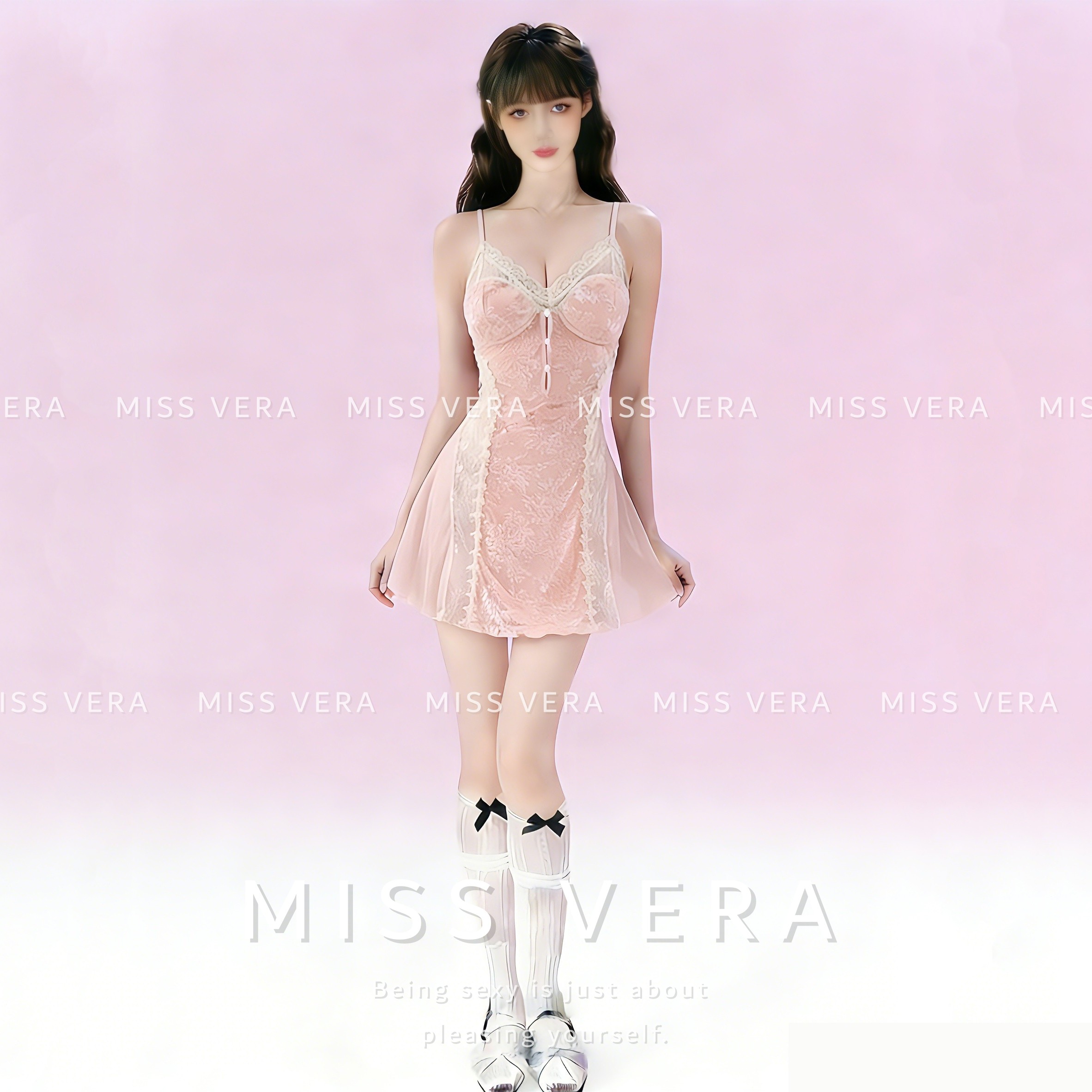 性感睡衣女冬2025新款吊带睡裙带胸垫蕾丝纯欲风高级感睡袍有大码,淘宝优惠券,粉丝福利购,淘宝优惠卷