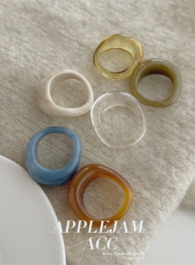 韩国ins吸睛不规则异形戒指