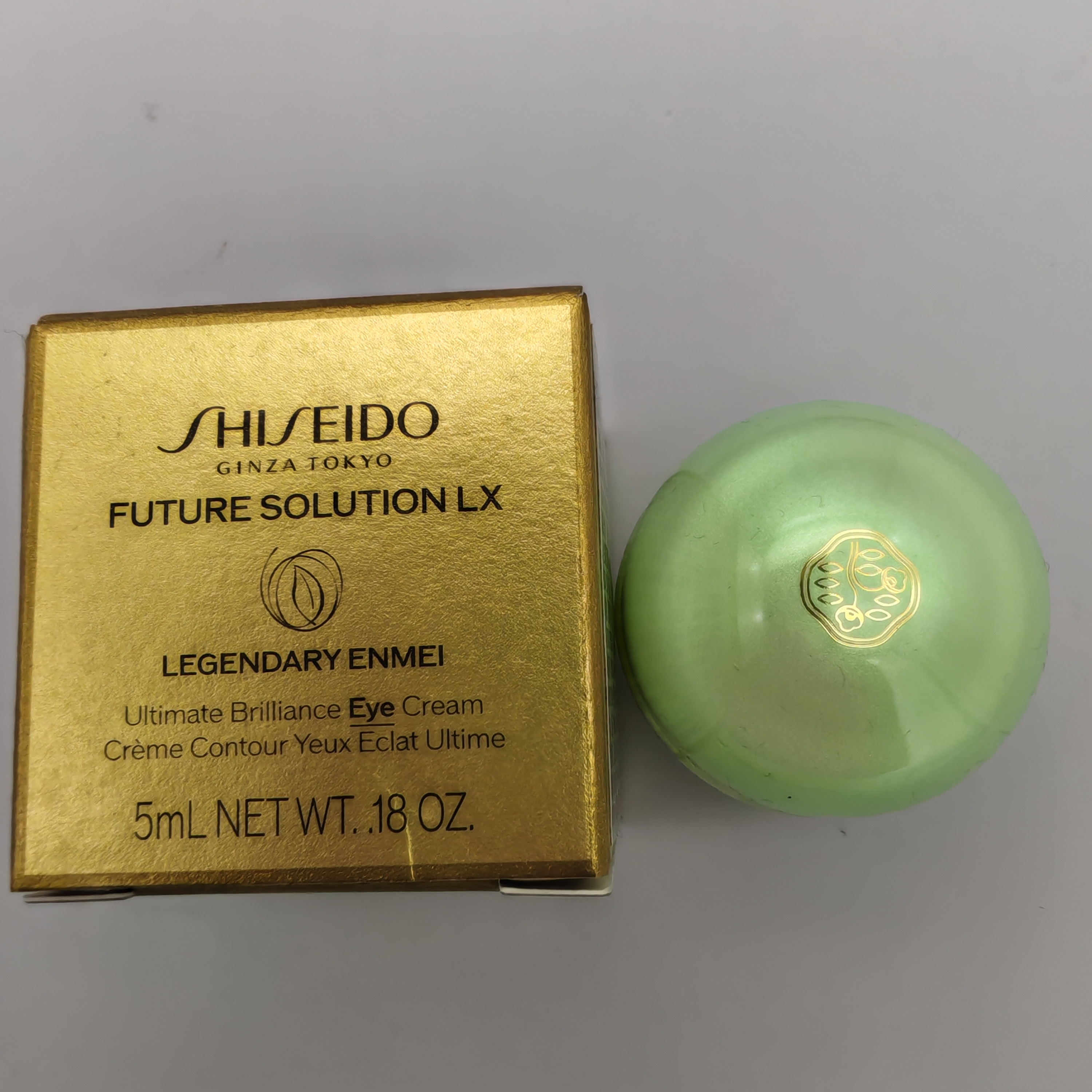 新品 专柜资生堂时光琉璃凝时生机眼霜5ml小样 淡纹紧致贵妇眼霜 - 图0